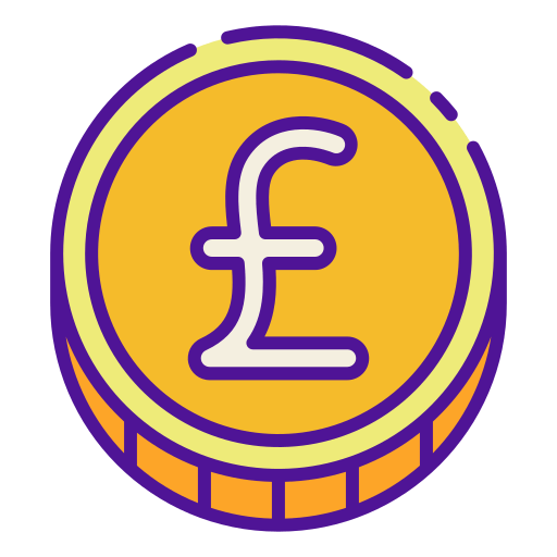 Pound coin icon
